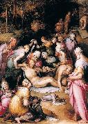 Naldini, Giovanni Battista Lamentation over the Dead Christ oil painting
